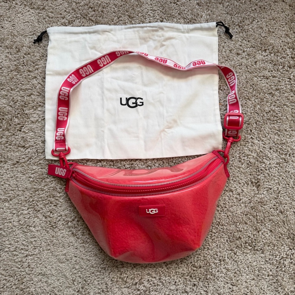 UGG Nasha Belt Bag Clear – Hot Pink